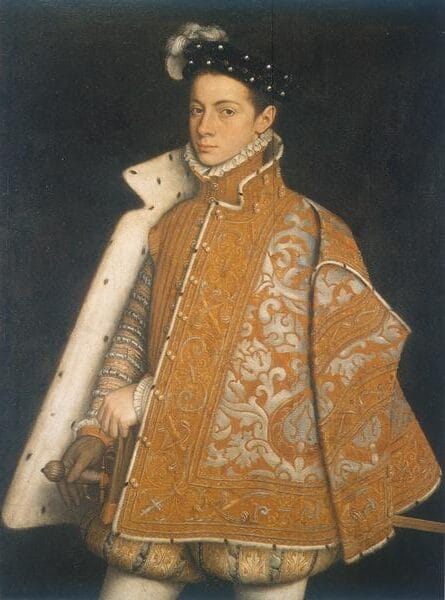Portrait of a young Alessandro Farnese
