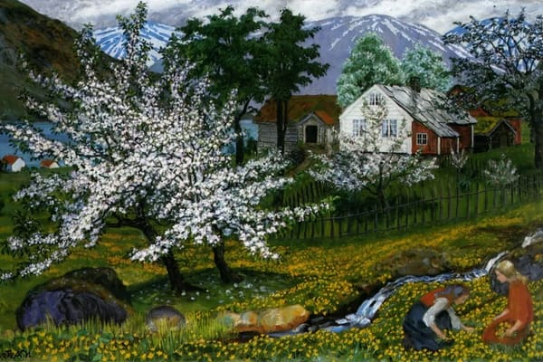 Nikolai Astrup Painter: Norway’s Visionary Landscape Artist (1880-1928)