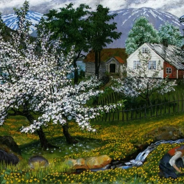 Nikolai Astrup Painter: Norway’s Visionary Landscape Artist (1880-1928)