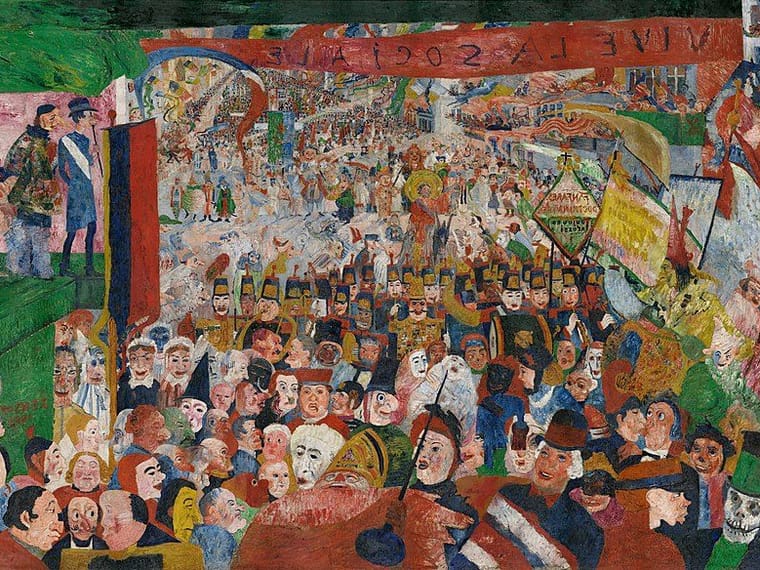 James Ensor Painter: Belgian Expressionist Master of Masks and Macabre