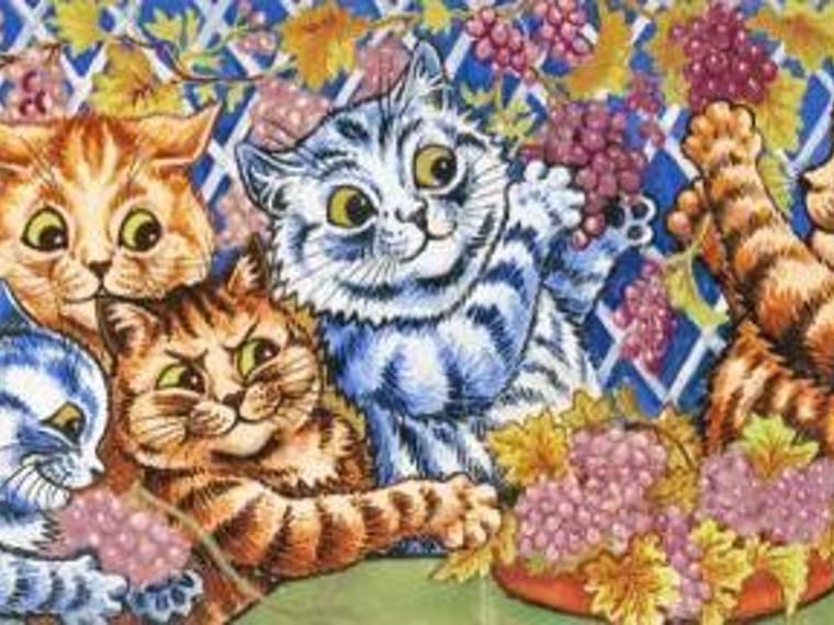 Louis Wain: Painter of Eccentric Cat Portraits in Victorian Era