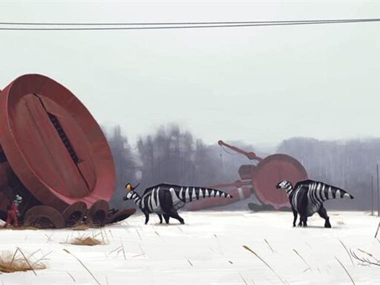 Simon Stålenhag Art: Exploring Futuristic Landscapes and Narratives