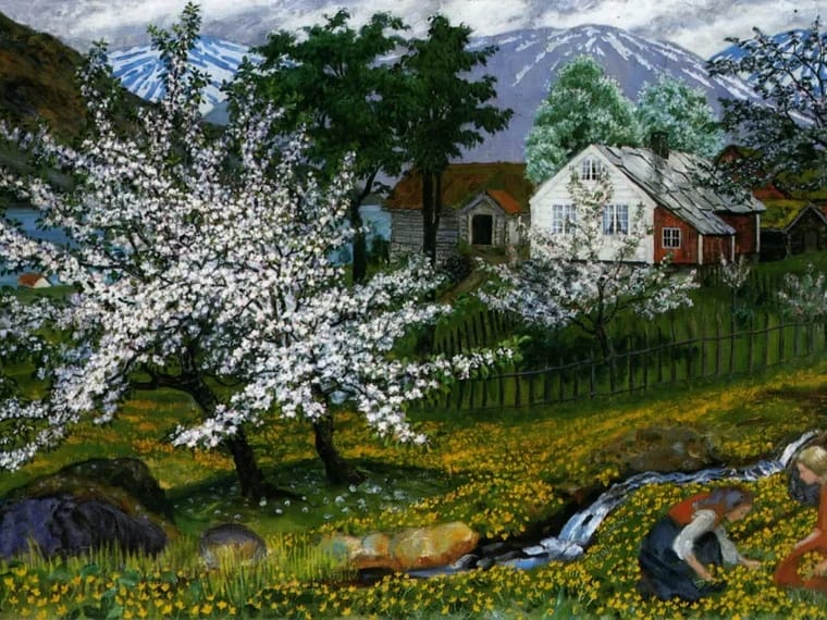 Nikolai Astrup Painter: Norway’s Visionary Landscape Artist (1880-1928)