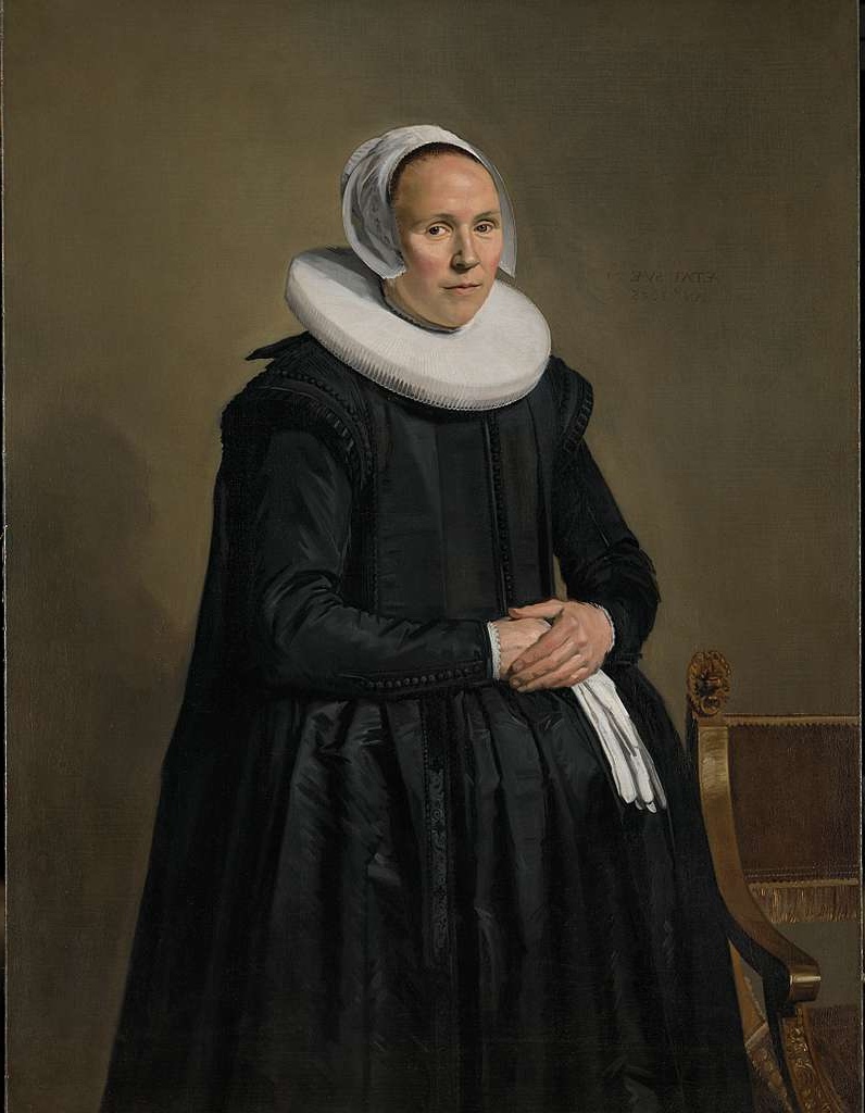 Portrait of Feyntje van Steenkiste by Frans Hals in 1635