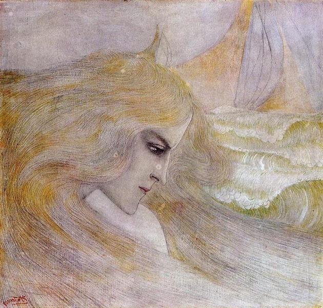 Mystical Fusion: 'Oceanide' and the Allure of Nature by Jan Toorop