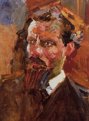 Jan Toorop's vibrant portrait of Lambert Lourijsen, showcasing the artist's adept use of color and texture to convey personality.