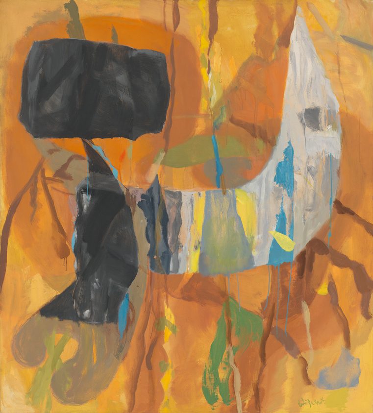 The Tolling Bell uses abstract forms to evoke the solemnity and resonance of a bell’s sound, capturing emotions of reflection, urgency, and the passage of time.