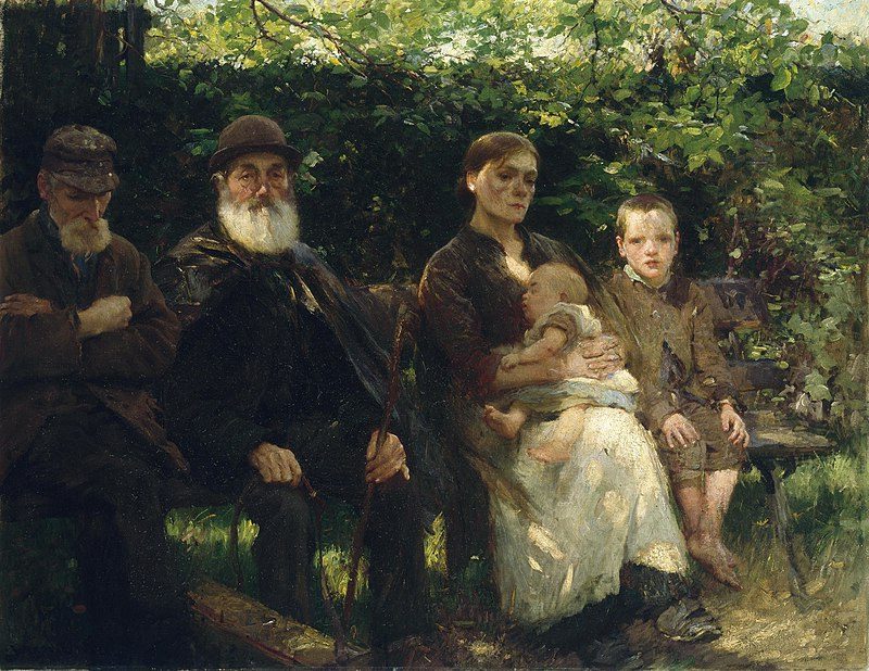 In a Dublin Park, Light and Shade (1895) captures the serene beauty of nature, using the interplay of light and shadow