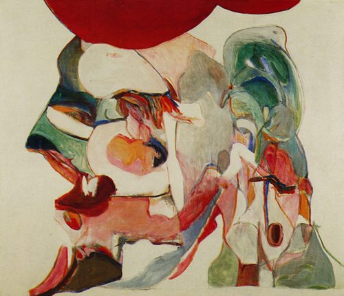 It exemplifies Menez's engagement with Lyrical Abstraction, a movement characterized by expressive, emotive compositions.