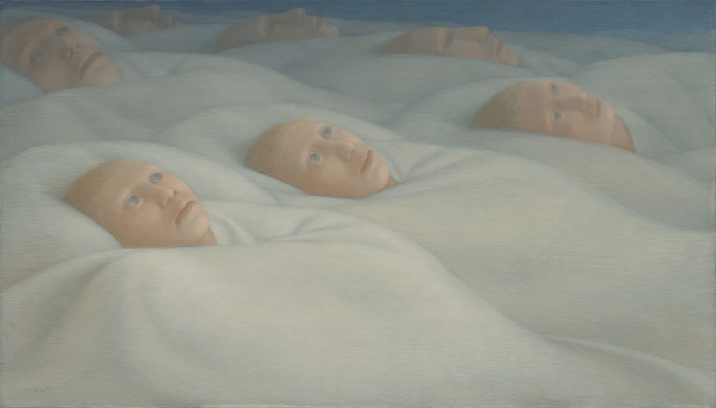 A compelling example of his exploration into themes of human consciousness and existential uncertainty.