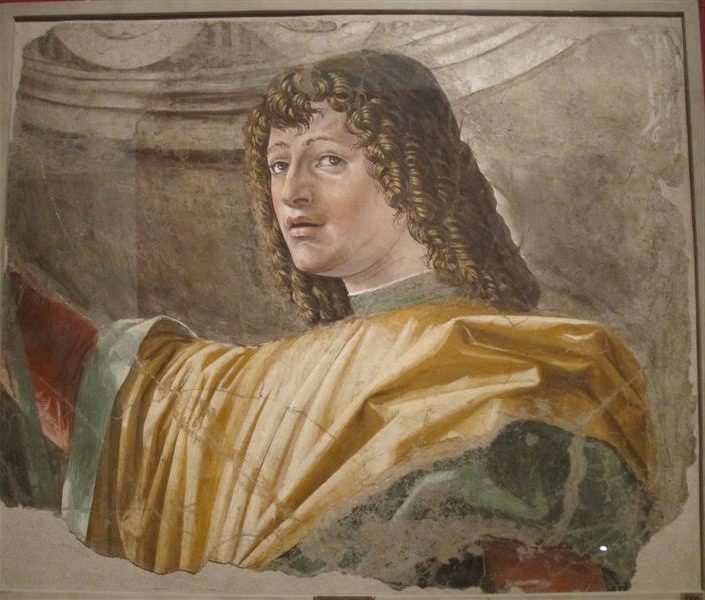 Uomo dall'Alabarda (Man with a Halberd, 1487) by Donato Bramante is a notable example of the artist’s early work as a painter
