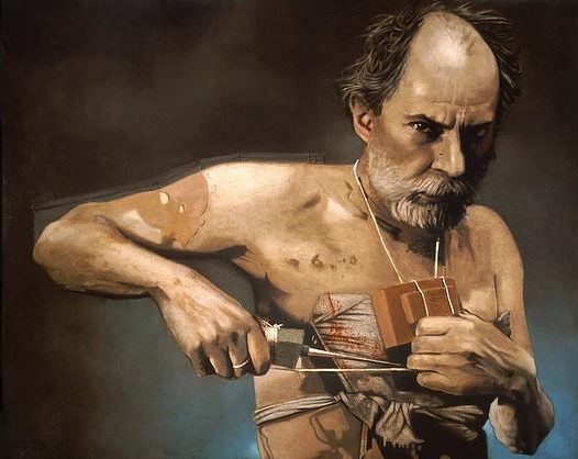 This self-portrait is a testament to Rivera's technical skill and his ability to convey profound psychological narratives through his art.