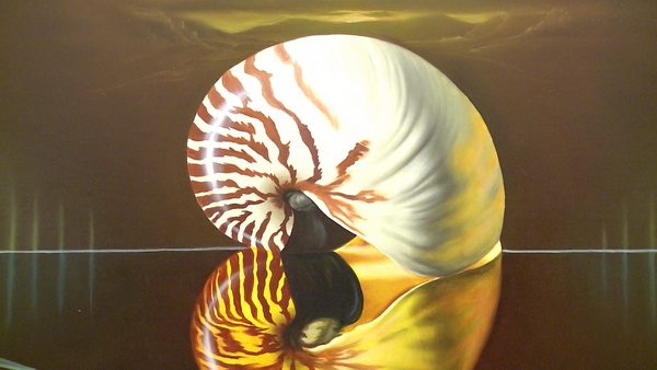 Memory of the Snail explores themes of time, persistence, and the surreal nature of memory through his signature hyperrealist-surrealist style.