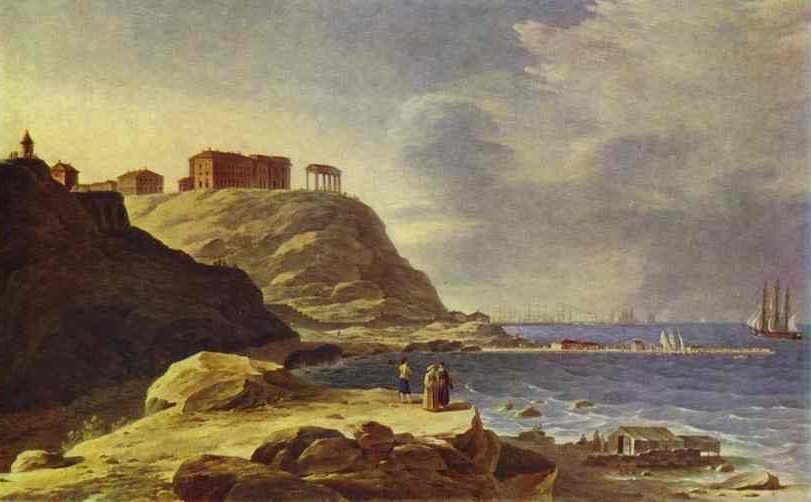 Odessa (1832) is a striking landscape painting that captures the grandeur of the Black Sea port city.