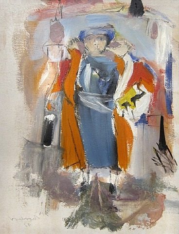 Shows Tworkov’s ability to convey emotion and tension through his use of color and composition.
