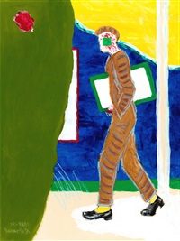 (Man in Landscape) is an artwork by Belgian artist Roger Raveel, created between 1987 and 1991