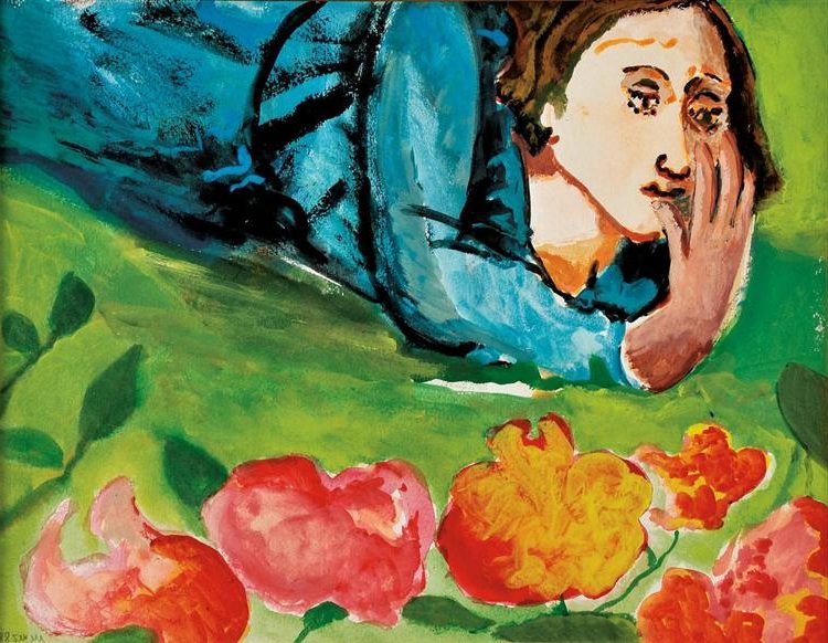 Astriking example of her expressive and poetic style.