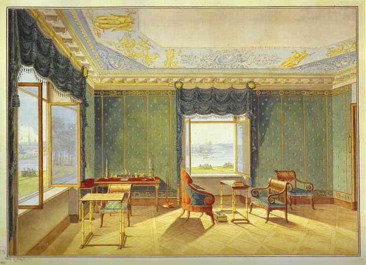 View from Window (1821) by Maxim Vorobiev reflects the artist’s keen eye for light, atmosphere, and perspective.