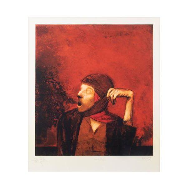 Vulcano, 2002 exemplifies Rivera's distinctive approach, blending detailed realism with evocative and often unsettling imagery.