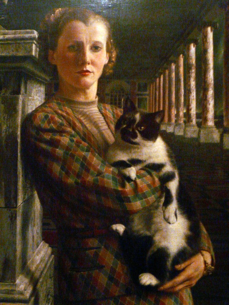 It is characterized by meticulous detail and a serene atmosphere, exemplifying Willink's Magic Realism style. 