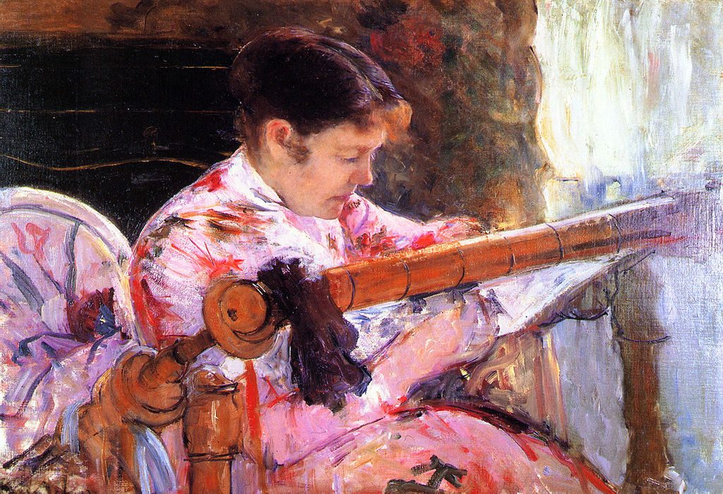Lydia at the Tapestry Loom (c. 1881)  reflects a quiet, intimate moment of concentration and craftsmanship.