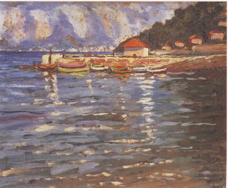 The Harbour at St. Jean Cap Ferrat (1921) reflects the artist’s deep appreciation for the Mediterranean’s coastal beauty