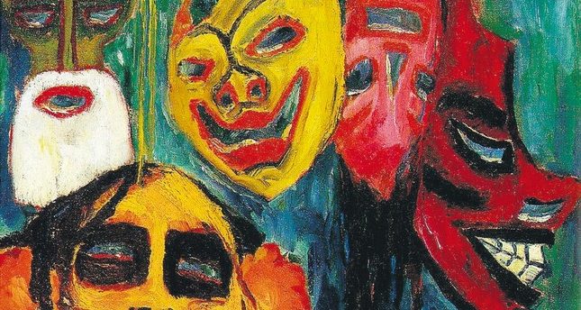 Mask Still Life III (1911) by Emil Nolde