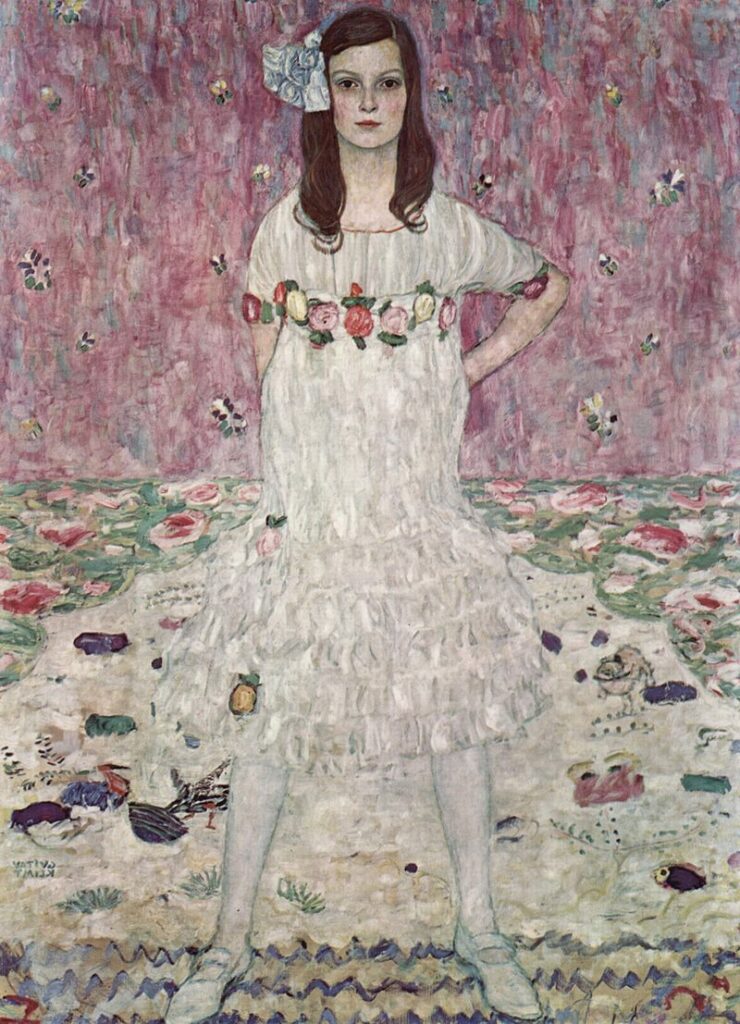 Mäda Gertrude Primavesi (1912) reflects themes of youthful confidence, individuality, and decorative elegance.