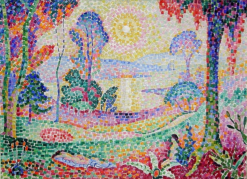 Coucher de Soleil No. 1 (Landscape) by Jean Metzinger, ca. 1906