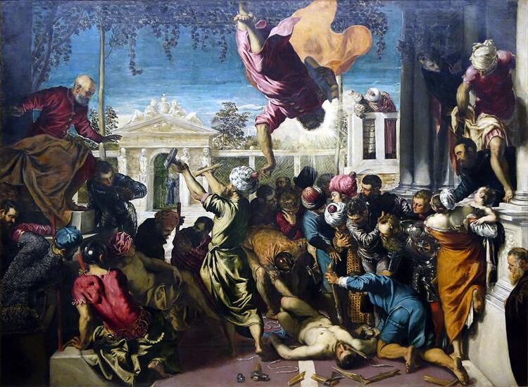 The Miracle of St Mark Freeing the Slave by Tintoretto in 1548