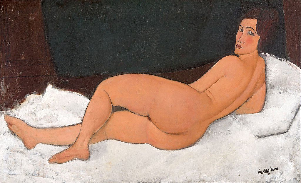 Nu couché (sur le côté gauche) (1917) reflects sensuality, intimacy, and a bold redefinition of the nude in modern art. 