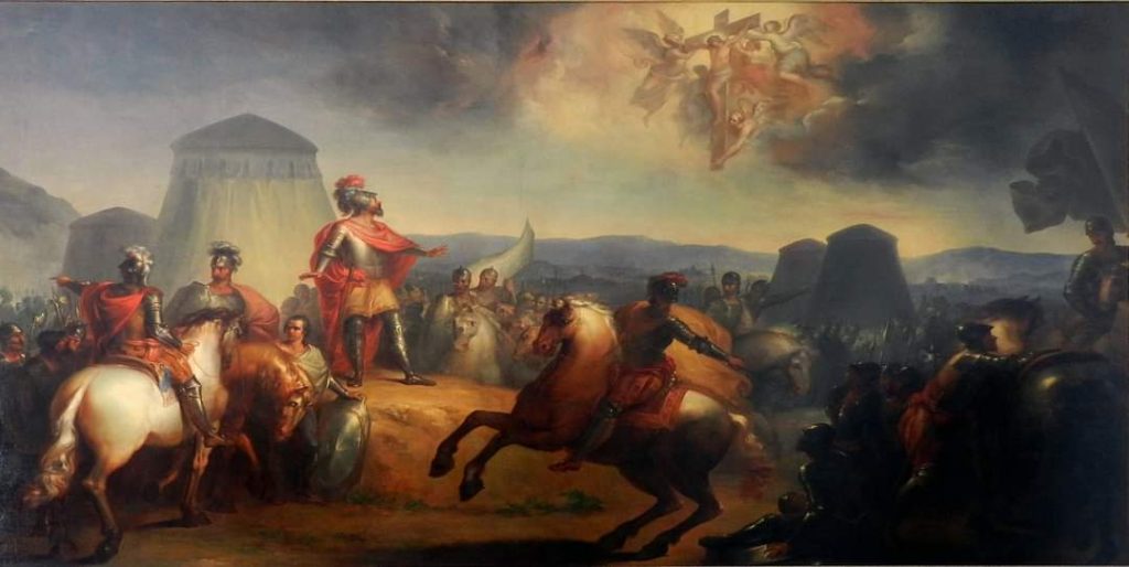 O Milagre de Ourique" (The Miracle of Ourique), 1793 depicts a key moment in Portuguese history.