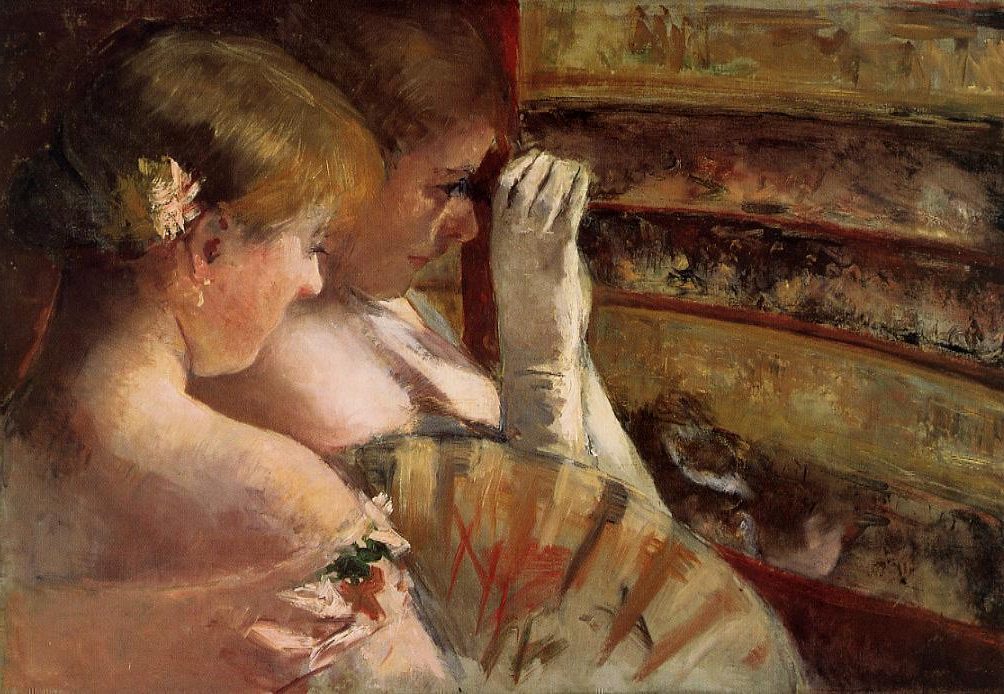 In the Box (1879) reflects the social dynamics and elegance of 19th-century Parisian theater culture. 
