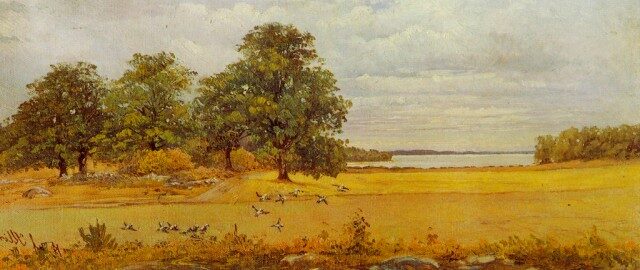 Eftersommar (Late Summer) an early naturalistic work, painted by af Klint in 1903