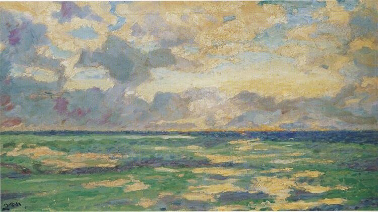 Daybreak at Cassis by Winston Churchill in 1920
