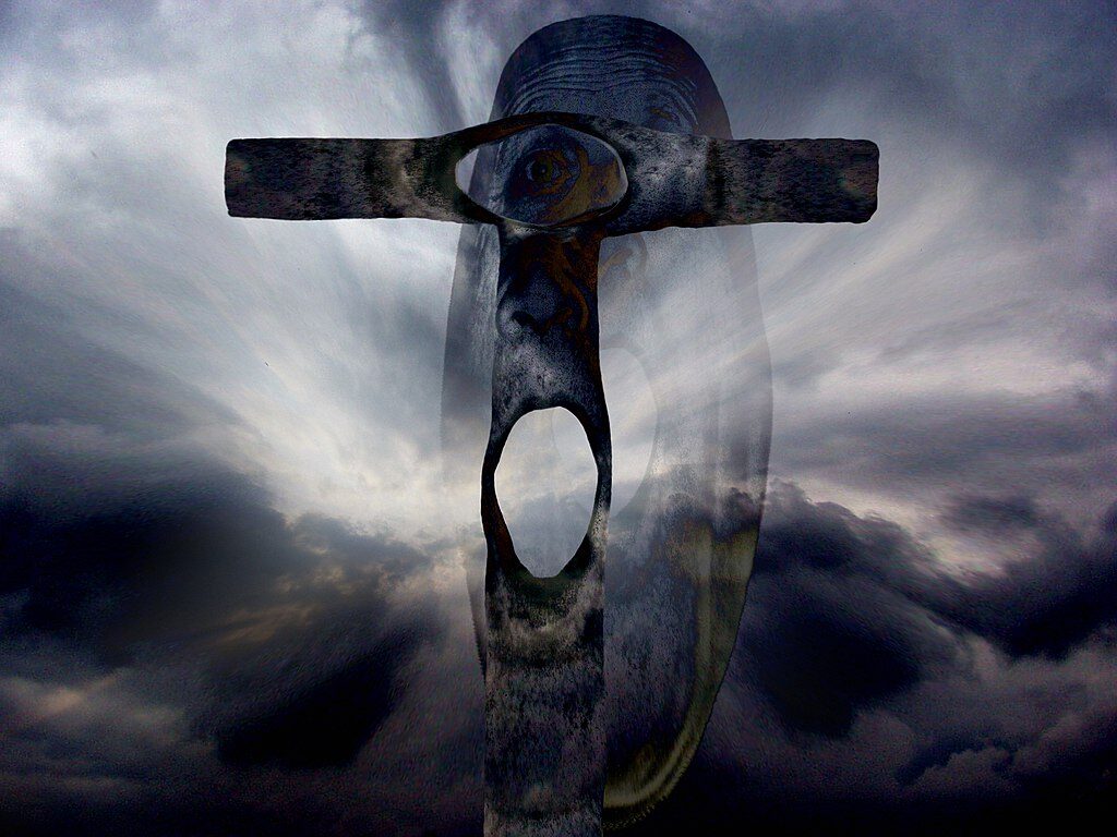 Digital photomontage by Zdzisław Beksiński in c. 2000