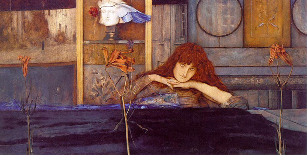 I Lock the Door Upon Myself (1891) reflects themes of isolation, introspection, and emotional detachment.