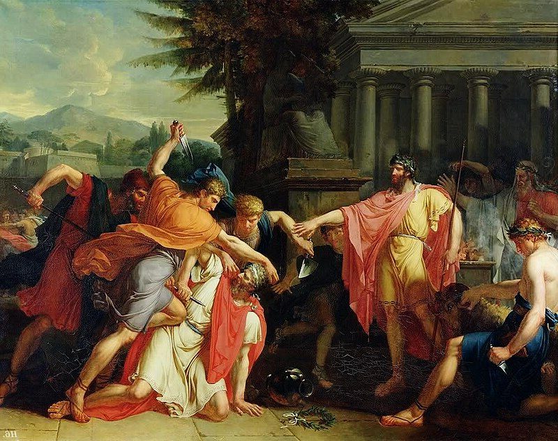 The Death of Tatius (La mort de Tatius), 1788