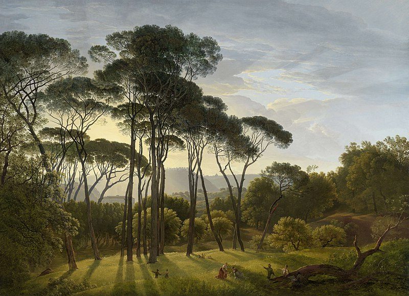 Italian Landscape with Umbrella Pines, 1807