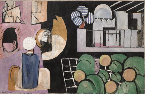 The Moroccans (1915–16) reflects his fascination with North African culture, geometric simplification, and expressive color.