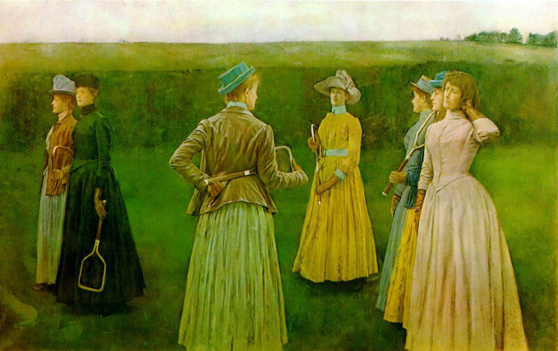 Memories or Lawn Tennis (1889) reflects themes of nostalgia, detachment, and the passage of time.