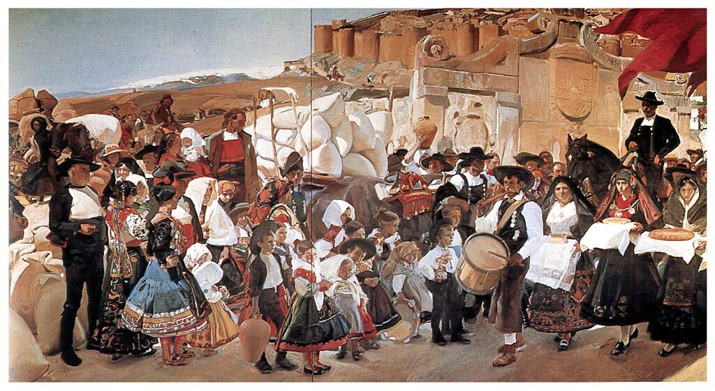 Castilla or La fiesta del pan, 1913. First to be completed of Vision of Spain