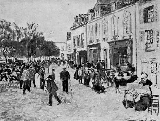 Le Marché à Pont-l'Abbé" by Max Jacob reflects his fascination with regional identity and local customs.
