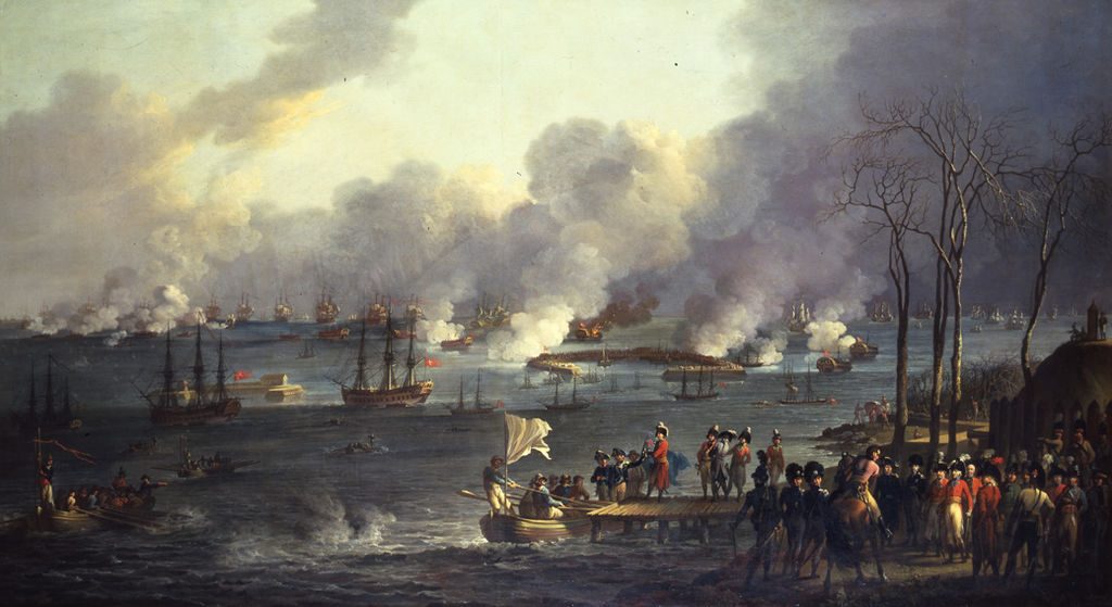 Slaget Paa Reden by Christian August Lorentzen
