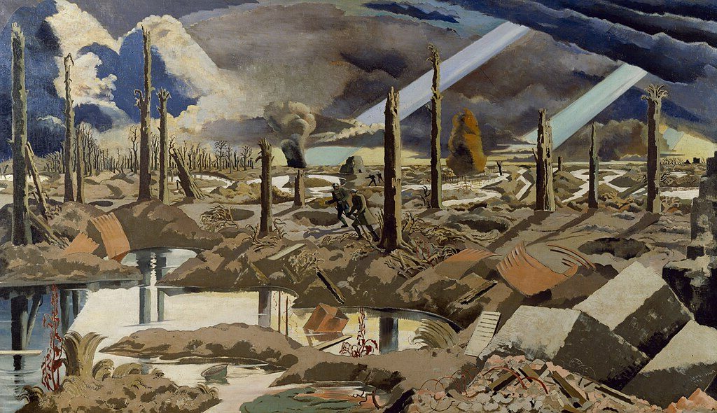 The Menin Road (1919) by Paul Nash