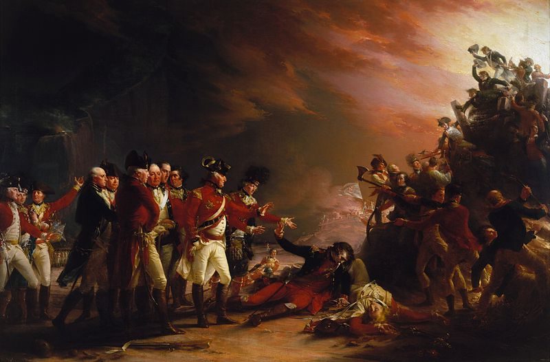 The Sortie Made by the Garrison of Gibraltar (1789) reflects Trumbull’s admiration for heroism, a key theme in his works.