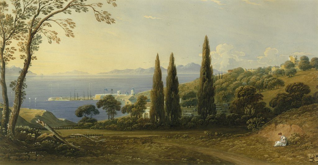 The Straits of Gibraltar is an artistic depiction of one of the most strategically significant maritime locations in the world.