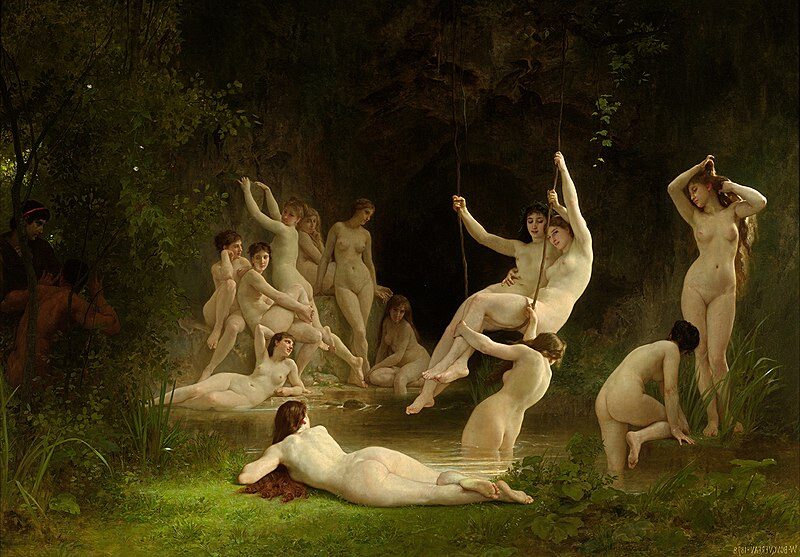 Nymphaeum (1878) by William-Adolphe Bouguereau