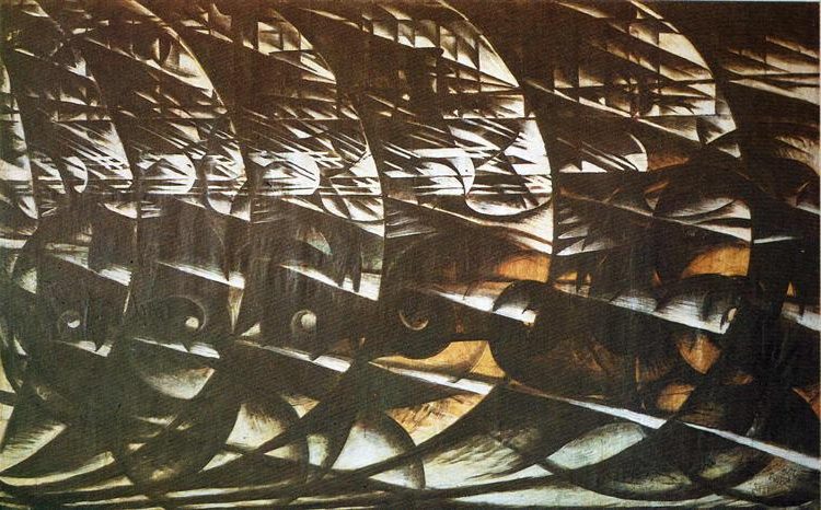 Abstract Speed, (1913) by Giacomo Balla
