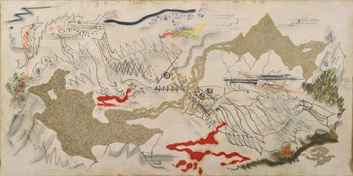 Battle of Fishes by Andre Masson in 1926